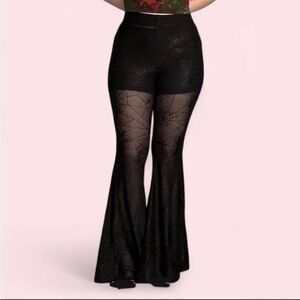 NIB SOLD OUT Forest Ink Spinnerette Flare Pants size XS